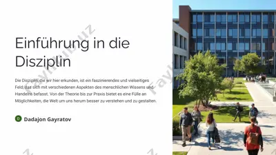 einführung in die disziplin — PPTX