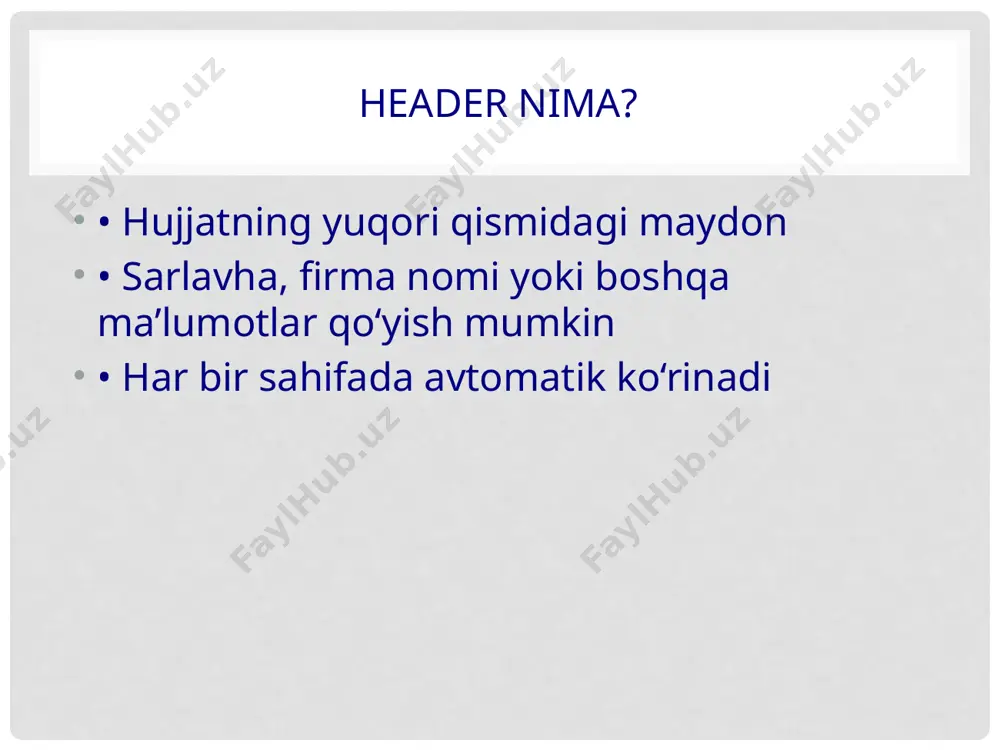hujjatga header va footer maydonlarini qo‘shish - Page 3