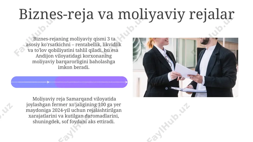 da ro'yxatdan o'tkazish toshkent shahrida tadbirkorlik faoliyatini boshlash uchun yuridik shaxs sifatida ro'yxatdan o'tish jarayoni 5 dan 10 kungacha davom etadi va davlat boji sifatida 228 000 so'm to'lanadi. samarqand viloyatida yakka tartibdagi tadbirkor sifatida ro'yxatdan o'tish uchun soliq organlariga zarur hujjatlarni topshirish va 3 ish kuni ichida ro'yxatdan o'tish sertifikatini olish mumkin. tashkiliy-huquqiy shaklni tanlash o’zbekiston respublikasida 50 dan ortiq xodimni ishga qabul qilishni rejalashtirayotgan yirik korxona uchun aksiyadorlik jamiyati (aj) tashkiliy-huquqiy shakli ancha mos keladi, chunki bu shakl katta miqdordagi kapital jalb qilish imkonini beradi. qoraqalpog’iston respublikasida qishloq xo’jaligi mahsulotlari yetishtirish bilan shug’ullanuvchi fermer xo’jaliklariga 1-toifa yer uchastkalari ajratilishi va ularning huquqiy maqomi tashkiliy-huquqiy shakl tanlashda muhim omil hisoblanadi. bank hisob raqamini ochish ўзбекистоннинг ҳар қайси вилоятидаги банк филиалларида ҳисоб рақамини очиш учун камида 2 та таъсисчи ва 10.000.000 сўмдан кам бўлмаган устав капитали зарур. самарқанддаги “алоқабанк”да юридик шахс учун ҳисоб рақамини очиш учун, давлат рўйхатидан ўтиш гувоҳномасининг …