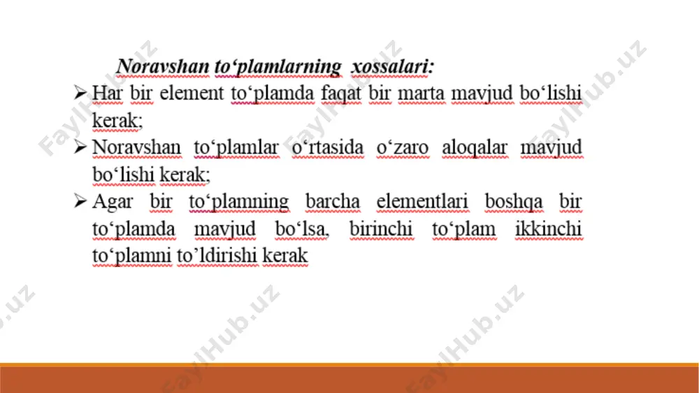 noravshan to'plamlar va ularning xossalari - Page 3