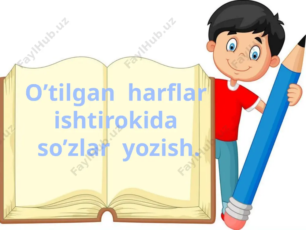 o'tilgan harflar ishtirokida so'zlar yozish - Page 4