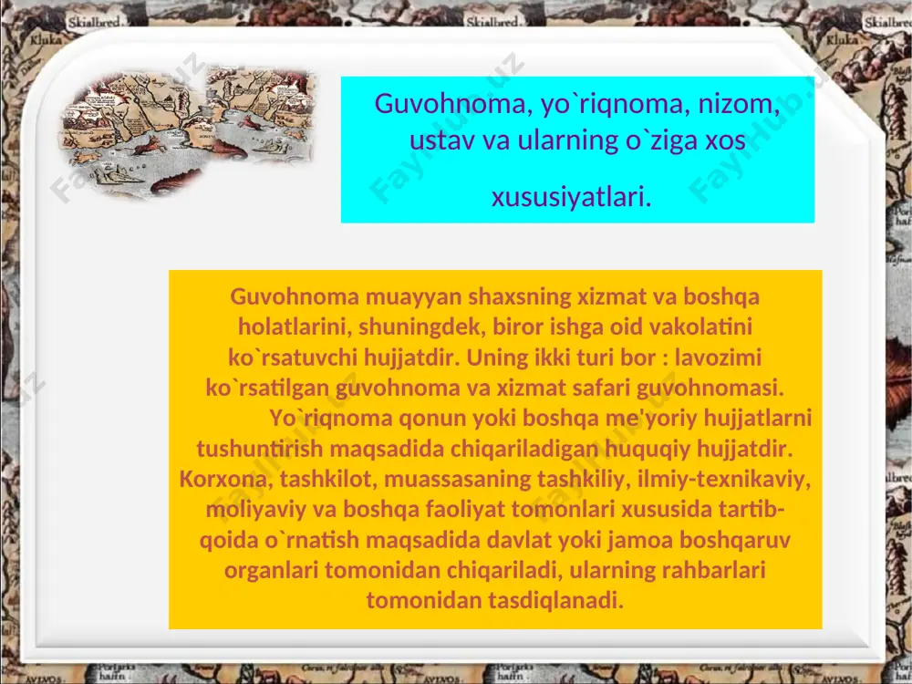 rahbarlik faoliyatida qo`llanadigan hujjatlar - Page 3