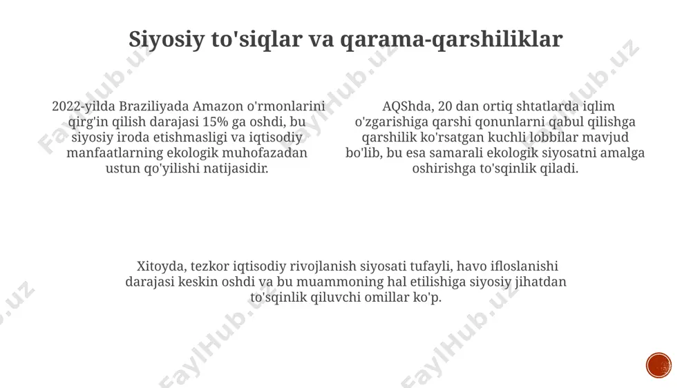ekologik inqirozning oldini olish muammolari - Page 4