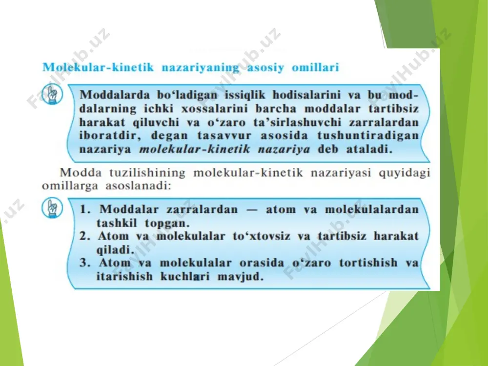 9-mavzu. molekulyar kinetik nazariya va statistik fizik asoslari - Page 3