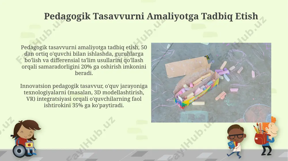 kasbiy pedagogik tasavvur: amaldagi misollar va qo'llanmalar - Page 4