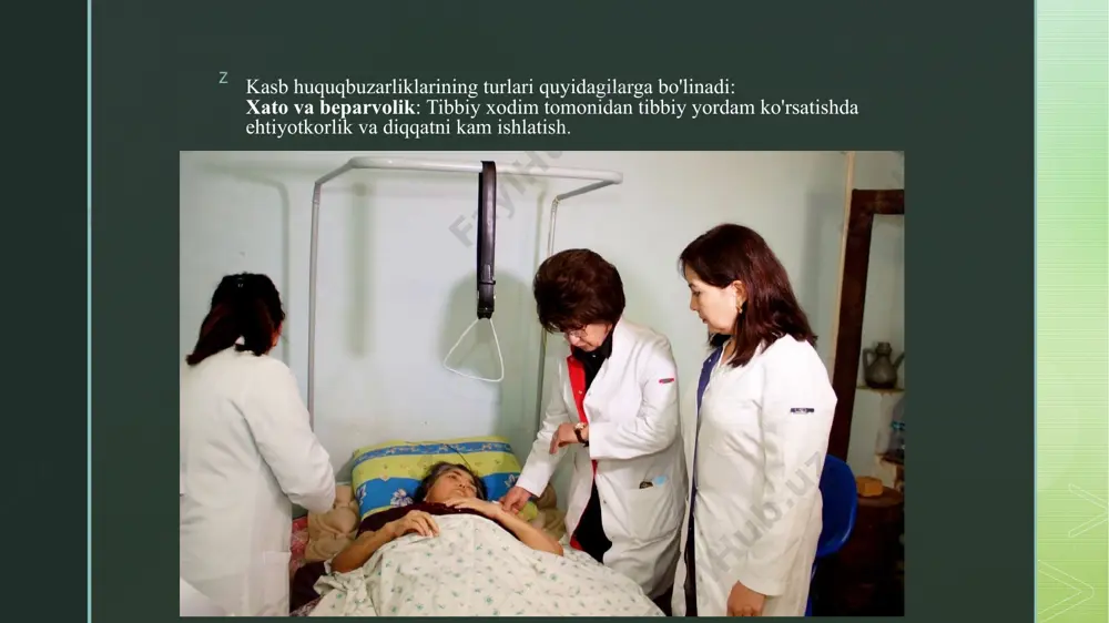 tibbiy xodimlarning kasb-huquq buzilishlari tushunchasi - Page 4