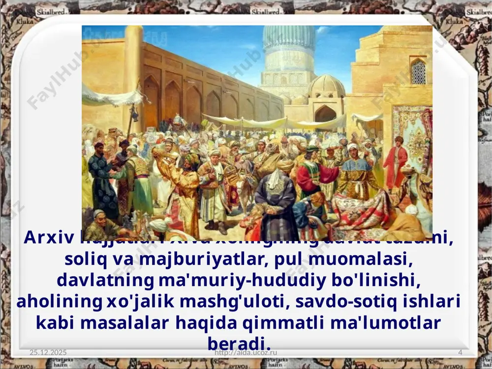 xiva xonligi tarixi bo'yicha manbalar 8-sinf - Page 4