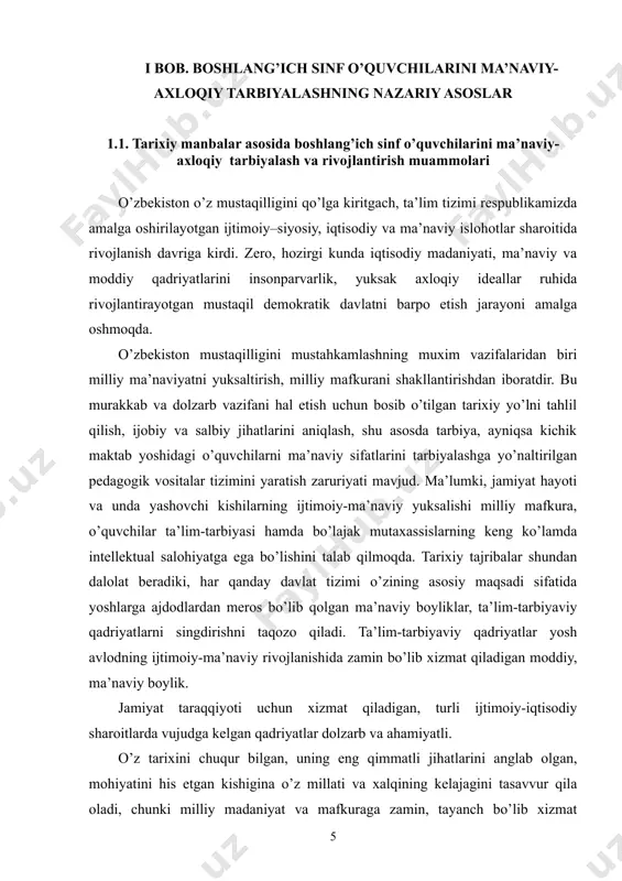 hukumronlik qilgan yillarda o’zbek xalqining milliy manfaatlari chetga surib tashlandi, uning ilmiy-falsafiy, tarixiy, diniy, huquqiy, siyosiy qadriyatlari, milliy ma’naviyati va madaniyati kamsitildi. natijada barcha xalqlar va millatlar qatorida o’zbek xalqi ham jabr-sitam ko’rdi. bu esa soxta va riyokor mafkuraning inqiroziga sabab bo’ldi. tarixdan ma’lumki, sobiq sosialistik jamiyat inqirozining obyektiv sabablaridan biri – jamiyatning ma’naviy inqirozga yuz tutishidan iborat edi. «sobiq ittifoqda ma’naviy qadriyatlar devalvasiyasiga quyidagilar sabab bo’ldi: 1) 1917 yilda oktyabr to’ntarishidan keyin partiya–davlat apparati to’lig’icha cheklanmagan hokimiyatni o’z qo’liga oldi va xalq yaratgan moddiy va ma’naviy boyliklarga egalik qilishda cheksiz huquqqa ega bo’ldi; 2) gipertrofiyalangan, bir yoqlama, paxta xom ashyosini ishlab chiqarish monopoliyasi va boy mineral resurslardan nazoratsiz, yirtqichlarcha foydalanishga asoslangan iqtisodiy siyosat olib borildi; 3) shaxsning shakllanishi va faoliyati doimo rasmiyatchilik, befarqlik va ma’naviyatsizlikka to’qnash kelardi; 4) jamiyatda kpss aqidalari ustuvorligi guruh manfaatlarining umuminsoniy qadriyatlar, ma’naviyatdan ustuvorligi yuzaga keldi, buning hammasi oxir oqibatda ma’naviy degradasiyaga olib keldi». o’zbekistonning …