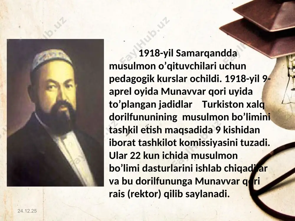 balarining ilmiy tadqiqot ishlari haqida” kabi 26 ilmiy-ommabob ishlari nashr qilindi. 1964-yili s.rajabovga “respublikada xizmat ko’rsatgan fan arbobi” unvoni berildi. * o’zbekistonda umum-ta’lim maktablarida ta’lim-tarbiya tizimi, mazmuni, shaklva metodlari, yosh avlodni har tomonlama shakllangan barkamol shaxs sifatida shakllantirish uchun ta’lim tizimini isloh qilish zarur edi. islohatda umumiy o’rta ta’lim 11 yillik bo’lib, l-lv-sinflar boshlang’ich’ v-ix-sinflar esa to’liqsiz o’rta va x-xi sinflar umumta’lim maktablarini tashkil qiladi. mazkur tuzulishga binoan o’rta umumiy ta’lim maktablarida bolalarni olti yoshdan boshlab o’qitish nazarda tutiladi. hunar-tehnika ta’limi tubdan o’zgartirilib, “o’rta hunar-tehnika bilim yurtlari”ga aylantirildi. *