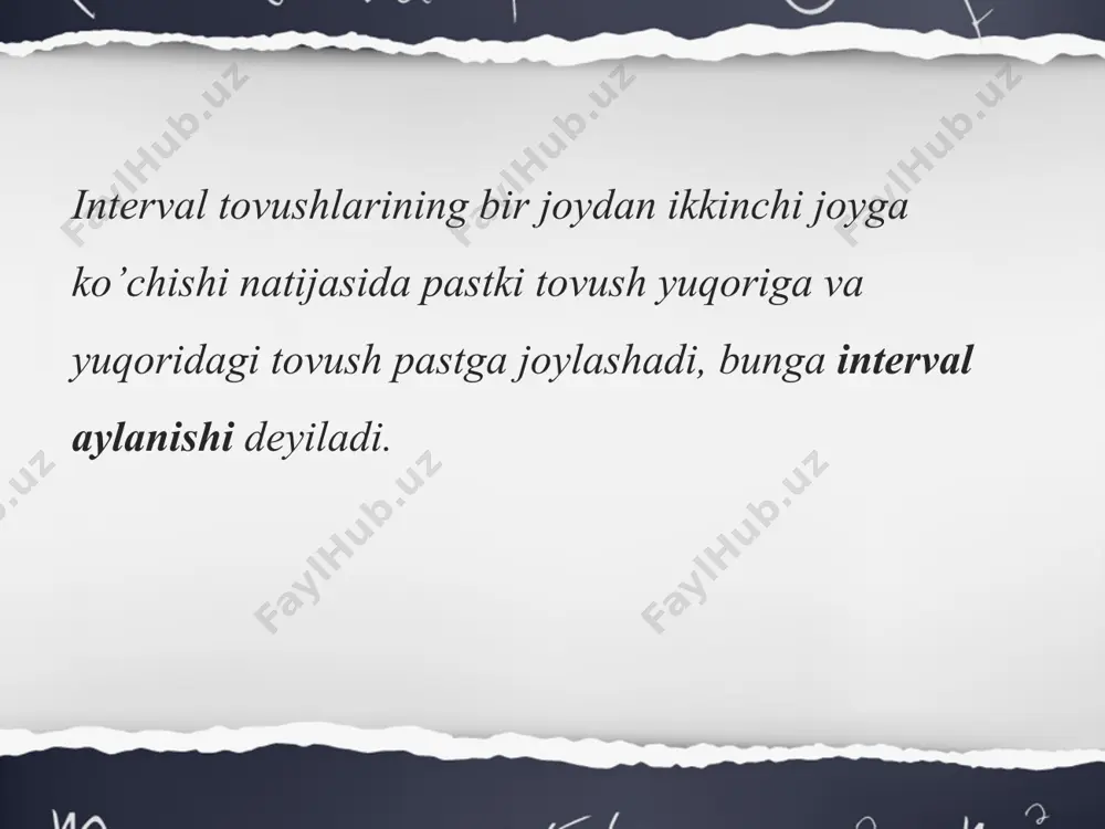 intervallarning aylanishi, tarkibli intervallar, konsonans va dissoans intervallar - Page 4