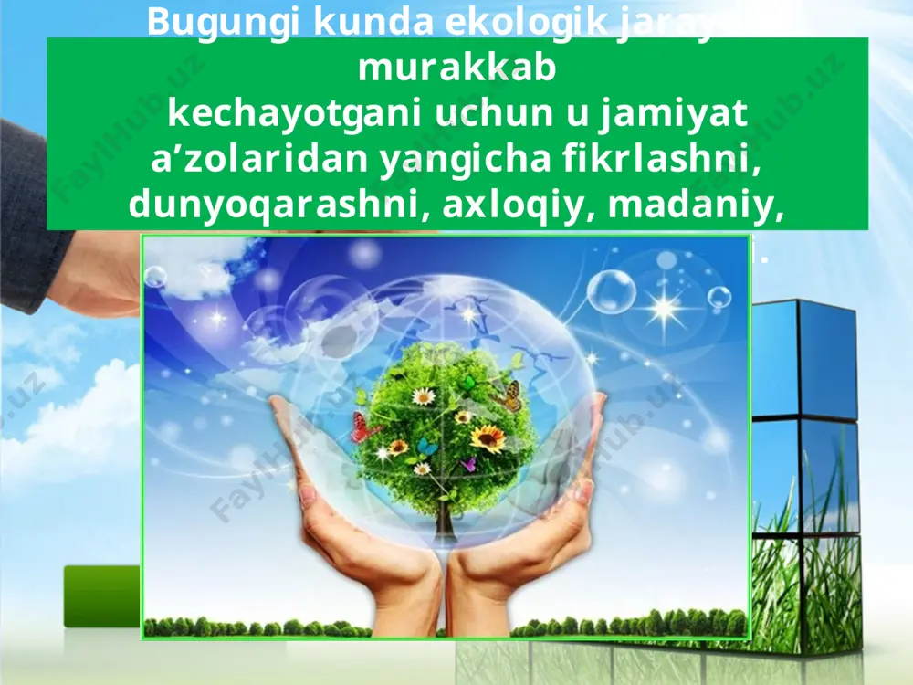 ekologik madaniyat va ma’naviyat uyg‘unligi 11-sinf - Page 4