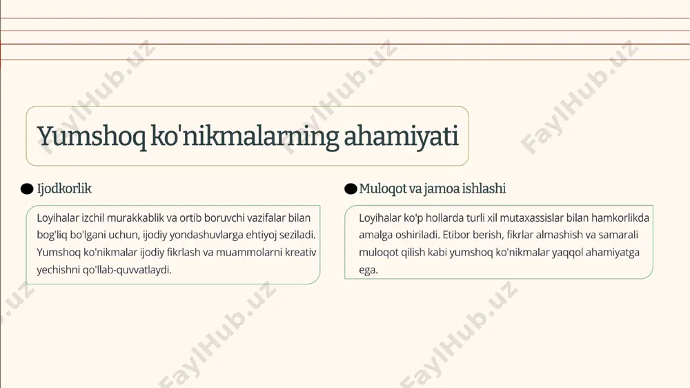 soft skills – loyiha faoliyatini amalga oshirish. jamoada ishlash - Page 3