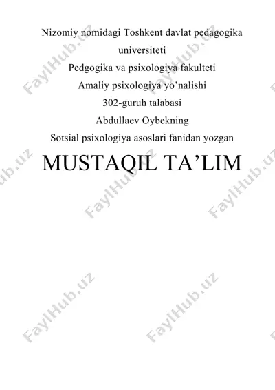 transaksiyaviy tahlil psixoterapiyasi — DOCX