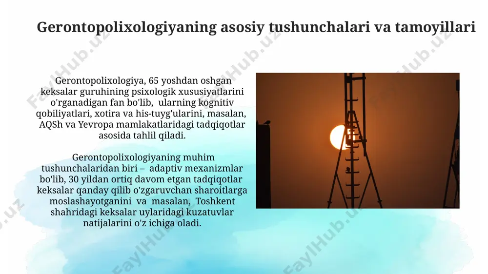 gerontopsixologiyaning fan sifatida rivojlanishi - Page 5