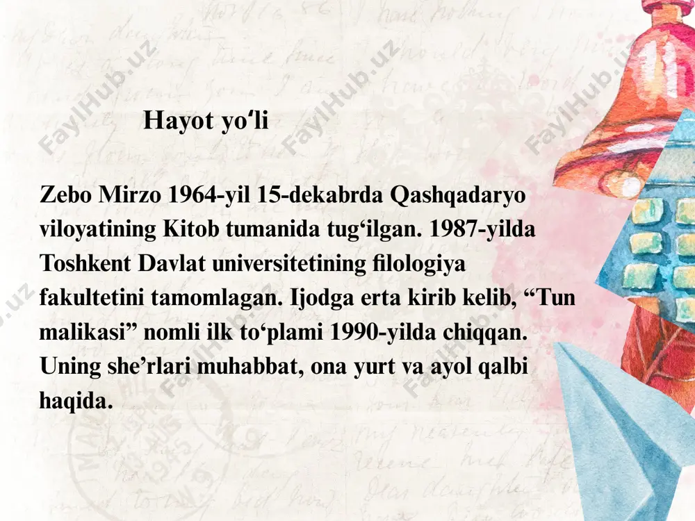 zebo mirzo hayoti - Page 3
