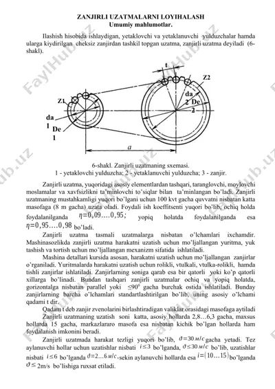 zanjirli uzatmalar — DOCX