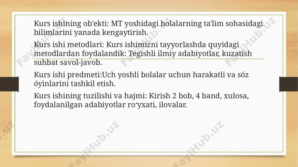 uch yoshli bolalar uchun xarakatli va so‘z o‘yinlarini tashkil etish - Page 4