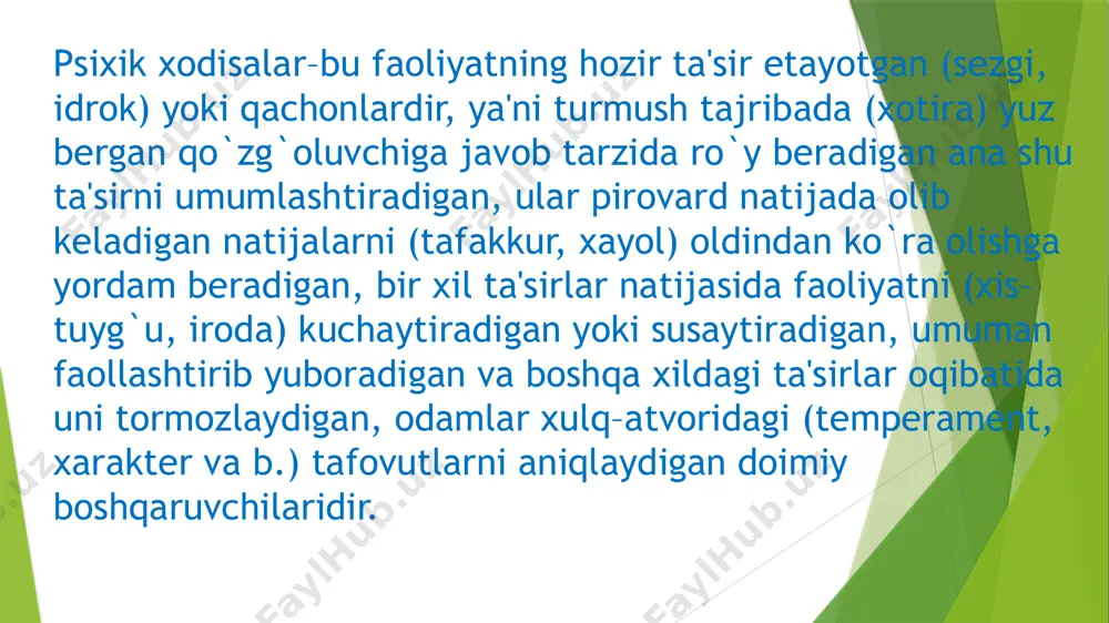 psixik jarayonlar va xotira - Page 4