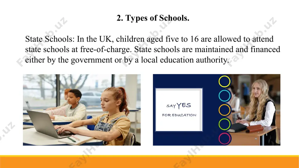 3.3. the educational system of the uk. taqdimot 14 bet - Page 5