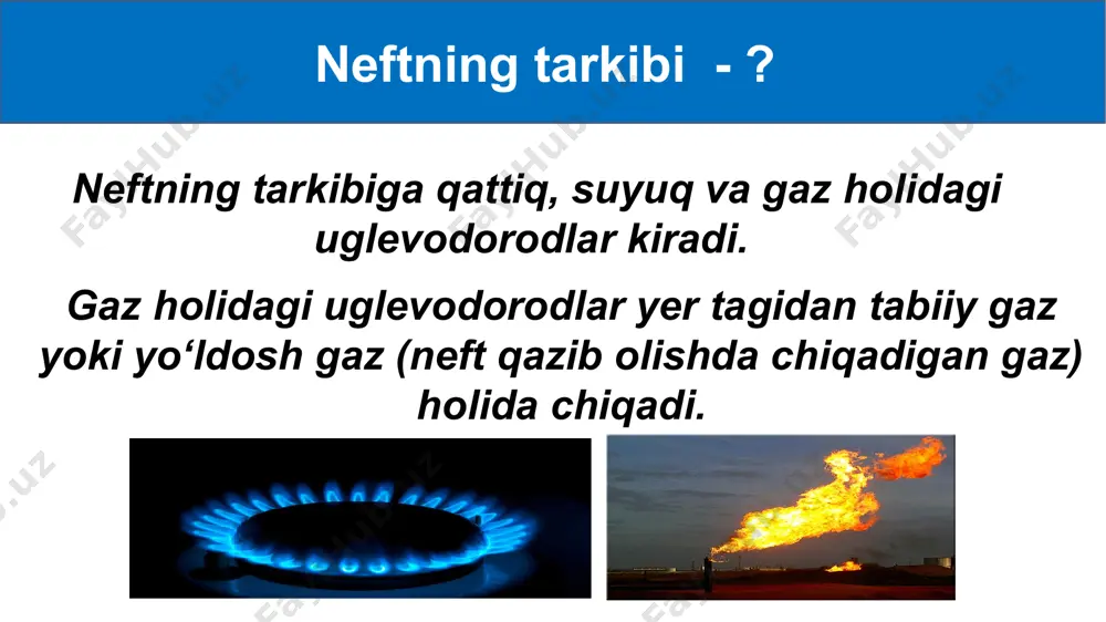uglevodorodlarning tabiiy manbalari.neft va neftni qayta ishlash . kreking - Page 5