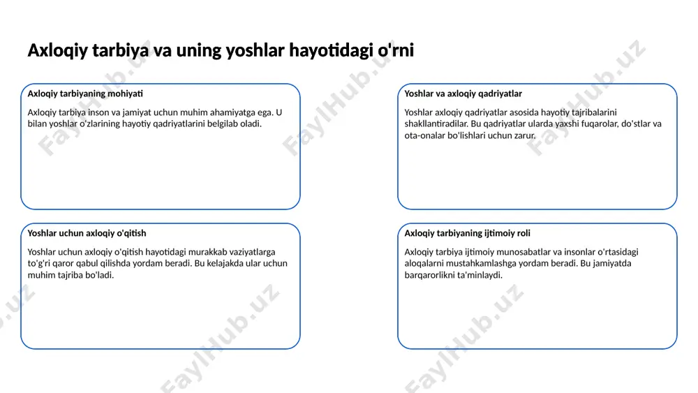 t davomiyligi ta'lim sifatini oshiradi. xorijiy tizimlarda amaliyotga katta ahamiyat beriladi va bu talabalarni ishga tayyorlashda yordam beradi. xorijiy ta'lim tizimlarining muvaffaqiyatli elementlarini o'rganish o'qituvchilarning malakasi o'qituvchilarning yuqori malakasi ta'lim sifatini belgilovchi asosiy omildir. bitiruvchilar va talabalarning muvaffaqiyatlari ko'pincha o'qituvchilarning tajribasiga bog'liq bo'ladi. xorijiy ta'lim tizimlarining muvaffaqiyatli elementlarini o'rganish texnologiyalardan foydalanish ta'lim tizimlarida zamonaviy texnologiyalardan foydalanish jarayonni samarali va qiziqarli qiladi. bu, o'z navbatida, talabalar uchun ta'lim jarayonini yanada qulay va qiziqarli qiladi. 12 antik davrda ta'limning falsafiy asoslarini o'rganish falsafiy ta'lim qarashlari antik davrlarda ta'limning asosiy falsafiy qarashlari bilimni jamlash va axloqiy tarbiya berishga qaratilgan edi antik davrda ta'limning falsafiy asoslarini o'rganish maqsad va vazifalar ta'limning maqsadi jamiyat uchun mehnatkash insonlarni tarbiyalash va ularni axloqiy qadriyatlar bilan tanishtirish edi antik davrda ta'limning falsafiy asoslarini o'rganish o'qituvchi va o'quvchi roli uqituvchining roli bilish jarayonida muhim hisoblangan u o'quvchilarni bilim olishga undagan antik davrda ta'limning falsafiy asoslarini o'rganish 13 image1.jpeg image2.jpeg …