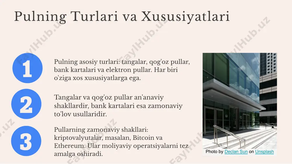 yilda esa qisqaruvchi siyosat ko'rinadi. pul-kredit siyosatining turlari photo by yaroslav zotov on unsplash pul-kredit siyosati iqtisodiyotni boshqarish va barqarorlikni ta'minlashda muhim rol o'ynaydi. o'zbekistonda pul-kredit siyosati inflyatsiyani nazorat qilish, iqtisodiy o'sishni qo'llab-quvvatlash va moliyaviy barqarorlikni ta'minlashga qaratilgan. ammo, inflyatsiyaning yuqori darajasi, kreditlar bo'yicha yuqori foiz stavkalari va iqtisodiyotni diversifikatsiya qilishdagi muammolar kabi qiyinchiliklar mavjud. ushbu muammolarni bartaraf etish uchun strategiyalar ishlab chiqish lozim. pul-kredit siyosatining amaliyoti photo by marten bjork on unsplash pul-kredit siyosatining kelajagi iqtisodiy rivojlanish va barqarorlikni ta'minlashda muhim rol o'ynaydi. yangi texnologiyalar, masalan, raqamli valyutalar va fintech yechimlari, pul-kredit tizimini yangilashga yordam beradi. iqtisodiy o'sish uchun innovatsion yondashuvlar zarur, ular yangi ish o'rinlari yaratishga va investitsiyalarni jalb qilish imkoniyatlarini oshiradi. davlat va xususiy sektor o'rtasida hamkorlik muhimdir. pul-kredit siyosatining kelajagi photo by yaroslav zotov on unsplash xulosa pul-kredit tizimi iqtisodiy o'sishga va barqarorlikka yordam beradi. kredit tizimining samaradorligi risklarni boshqarish bilan bevosita bog'liqdir. o'zbekistonning pul-kredit siyosati …