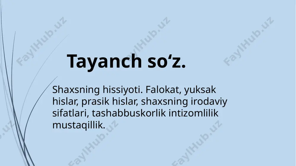 rajasi esa kishining turmush tajribasiga, bilimiga va umumiy saviyasiga bog’liq. aniq maqsad qo’yishda inson tafakkuri va ayniqsa real xayollar (fantaziya)ning taraqqiy etishi xususiyatlari katta rol' o’ynaydi. etarli darajada qat'iy fikr qaror topganligi, iroda - bu insonning qo’yilgan maqsadlariga erishish uchun qilgan faolligidir. iroda tushunchasi mohiyatiga inson tomonidan maqsad g’o’ya olish kabi shaxsiy gavdasini va xulqini idora qilish ham kiritiladi. i.v.selivanov irodani tadqiq etish negizidan kelib chiqqan holda ayrim xulosalarni chiqaradi: a) iroda-bu shaxsning o’z faoliyatini va olamdagi o’zini-o’zi boshqarish shakllarini anglashning tavsifidir; b) iroda-inson yaxlit ongining bir tomoni hisoblanib, u ongning barcha shakl va bosqichlariga taalluqlidir; v) iroda-bu amaliy ong, o’zgaruvchi va qayta quriluvchi olam, shaxsning o’zini ongli idora qilishlikdir; g) iroda-bu shaxsning hissiyoti va aql-zakovati bilan bog’liq bo’lgan xususiyatidir, ammo qaysidir harakatining motivi, turtkisi hisoblanadi. - internet ma'lumotlar shaxsning hissiy va irodaviy sohasi mashg‘ulotning maqsadi: hissiyot to‘g‘risida umumiy tushuncha, uning xususiyatlari va fiziologik asoslari haqida talabalarda bilimlarni shakllantirish, irodaning …
