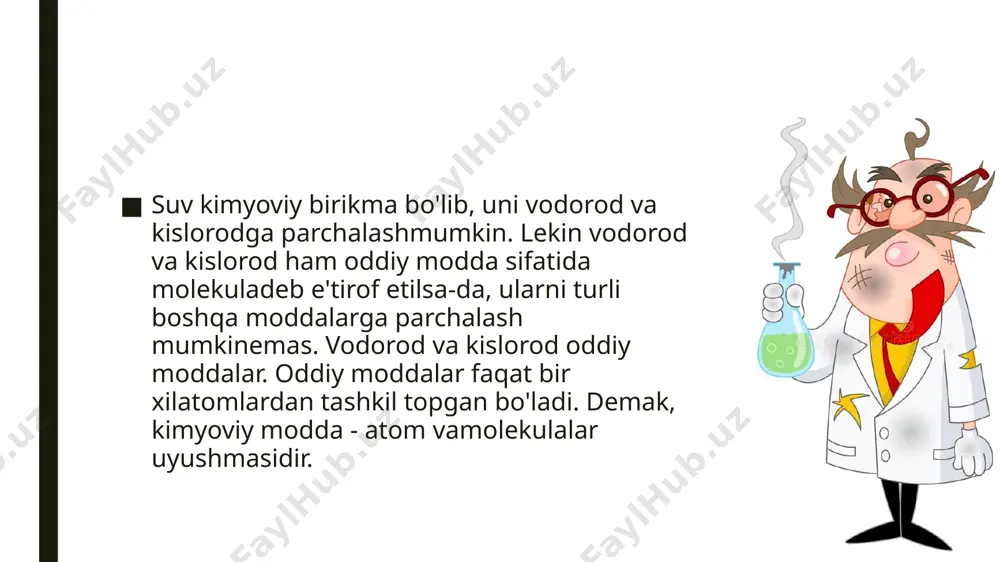 kimyoviy modda, sof modda va aralashma - Page 4