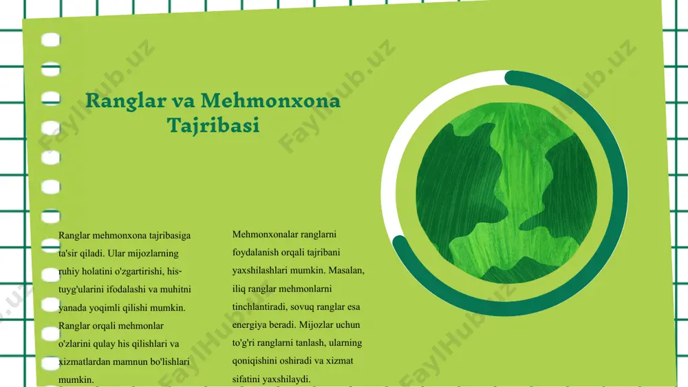 mehmonxonalarda me’moriy muhit shakllanishida ranglarning roli - Page 5