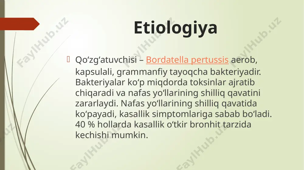 nadi). kasal boʻlmagan, lekin bemor bilan muloqotda boʻlgan bolalar maʼlum kungacha alohidalab qoʻyiladi. image1.jpeg image2.jpeg image3.jpeg image4.jpeg /docprops/thumbnail.jpeg