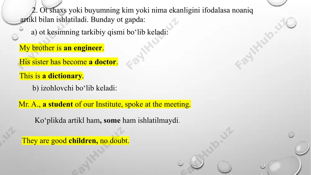 artikl (the article) noaniq artikl a(an) - Page 4