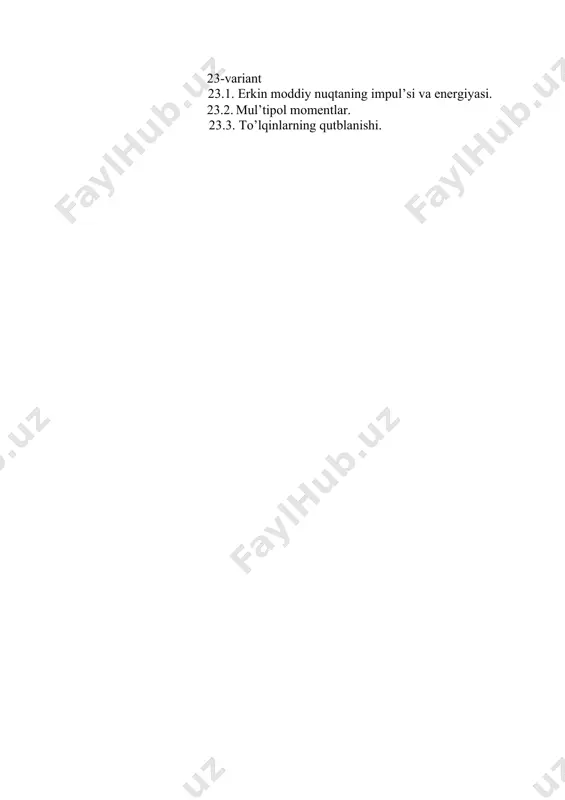 elektrodinamika fanidan on uchun variant savollar - Page 4