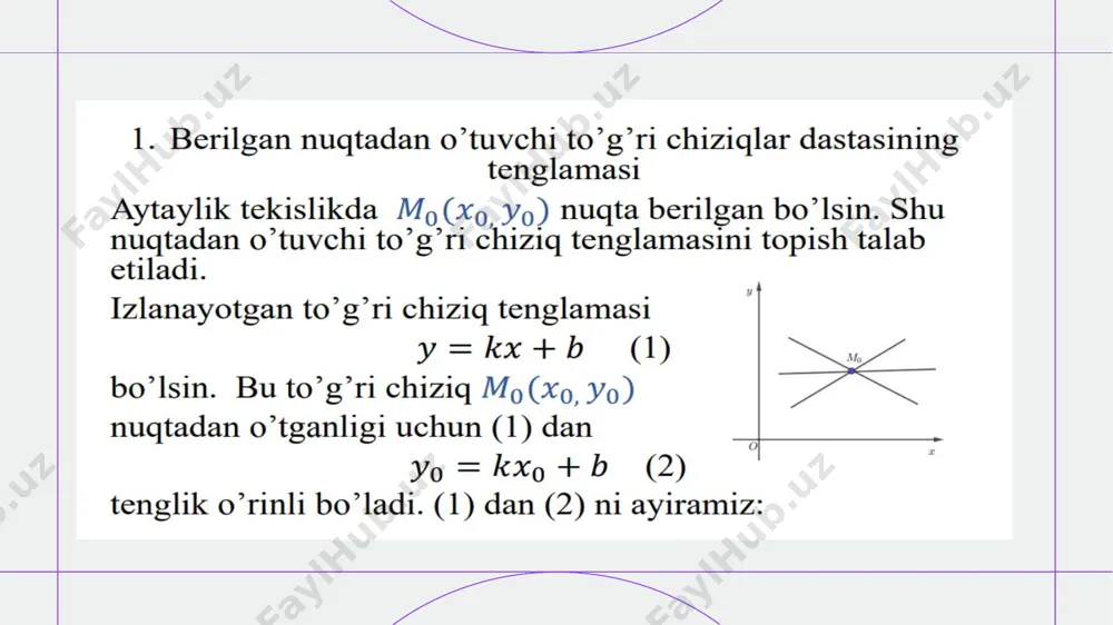 to'g'ri chiziqlar dastasi - Page 3