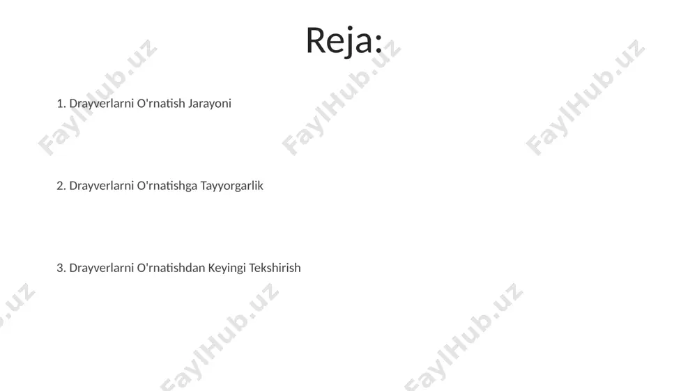 axira nusxa yaratish jarayonini sozlashda, ma'lumotlar hajmi va tezligi hisobga olinib, 1-2 soat oralig'ida zaxiralash rejimini tanlash tavsiya etiladi. zaxira nusxalari yaratishdan oldin, fayllarni siqish va shifrlash algoritmlaridan foydalanib, ma'lumotlar hajmini kamaytirish va ularning maxfiyligini ta'minlash mumkin. drayverlarni qanday aniqlash mumkin agar qurilmangiz ishlamayotgan bo'lsa, xato kodini (error code) tekshiring; bu kod sizga muammo sababini va qaysi drayverni yangilashingiz kerakligini aniqlashga yordam beradi, masalan, kod 43. qurilmangizning ishlab chiqaruvchisining veb-saytiga kirib, model raqamini kiriting, u yerda sizning qurilmangiz uchun kerakli drayverlarni, operatsion tizimingiz (masalan, windows 10 yoki 11) versiyasiga mos keladigan versiyasini topishingiz mumkin. qurilma menejeri bilan ishlash qurilma menejerida 32-bit va 64-bit drayverlarning farqini aniqlash va mos keluvchisini o'rnatish muhim, aks holda tizim noto'g'ri ishlashi mumkin. drayverlarni yangilashda versiya raqamlarini tekshirib, eng so'nggi va barqaror versiyani tanlash tavsiya etiladi, bu tizim xavfsizligi va ishlashini yaxshilaydi. ishlab chiqaruvchining veb-saytidan yuklash ishlab chiqaruvchining veb-saytidan drayverlarni yuklab olishda, operatsion tizimingizning (masalan, windows …