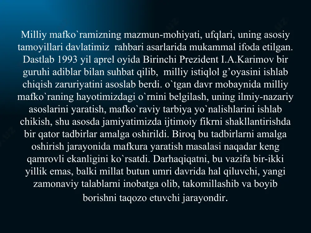lab chiqariladi. “to‘rtko‘l omad tekstil” mas’uliyati cheklangan jamiyatida zamonaviy texnologiyalar joriy etilib, yangi ish o‘rinlari yaratilmoqda. bunday misollarni ko‘plab keltirish mumkin. mustaqillik inshootlaridan yana biri qo‘ng‘irot soda zavodidir. ko‘plab sohalar uchun zarur xomashyo – kalsiylashtirilgan soda ishlab chiqarayotgan ushbu yirik korxona o‘z mahsulotining aksariyatini eksportga yo‘naltirmoqda. o‘tgan yili korxona xorijlik buyurtmachilarga 24 ming tonna mahsulot yetkazib berdi. ichki bozorda “kvars”, “asl oyna” aksiyadorlik jamiyatlari, “o‘zkimyosanoat” aksiyadorlik jamiyati, “o‘zbekneftgaz” milliy xolding kompaniyasi qo‘ng‘irot soda zavodining asosiy buyurtmachilaridir. bugingi kunda qoraqalpog‘istonda o‘tgan qisqa vaqt mobaynida bir qator yirik bunyodkorlik ishlari amalga oshirildi. nafaqat qoraqalpog‘iston, balki butun mamlakatimizning faxri bo‘lgan, dunyoda “sahrodagi luvr” deb shuhrat qozongan i.v.saviskiy nomidagi qoraqalpoq davlat san’at muzeyining muhtasham ikkinchi korpusi qurilib, yuksak xalqaro standartlar asosida jihozlandi va foydalanishga topshirildi. qoraqalpoq davlat o‘lkashunoslik muzeyi binosi, o‘zbekiston qahramoni ibroyim yusupov nomidagi iqtidorli bolalar maktab-internati, amir temur nomidagi istirohat bog‘i, zamonaviy imkoniyatlarga ega bo‘lgan yirik sport majmuasi bunyod etildi. imom eshon …