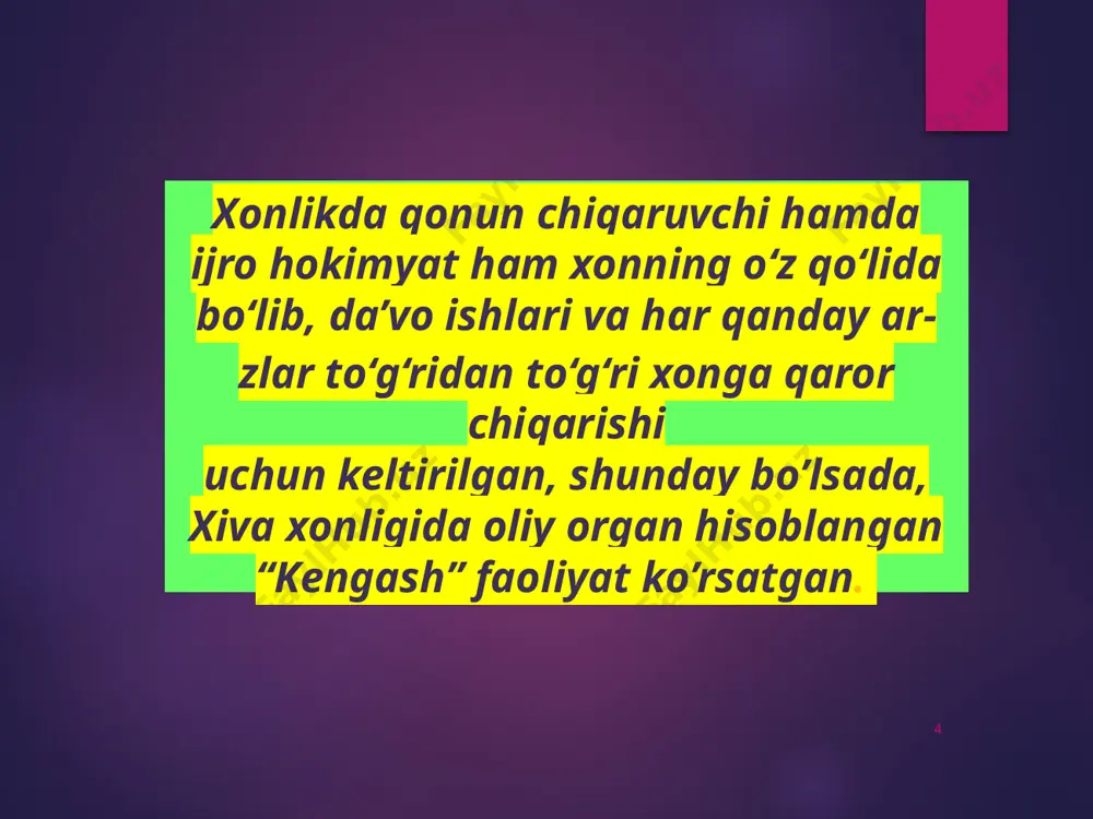 xiva xonligida kengash va devon faoliyati - Page 4