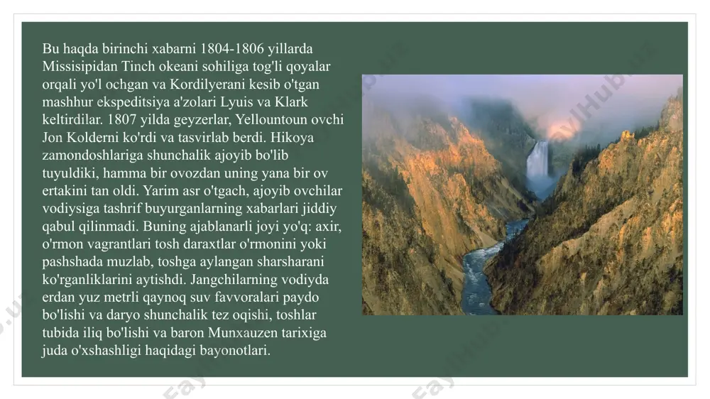 yellowstone milliy bog'i - Page 5