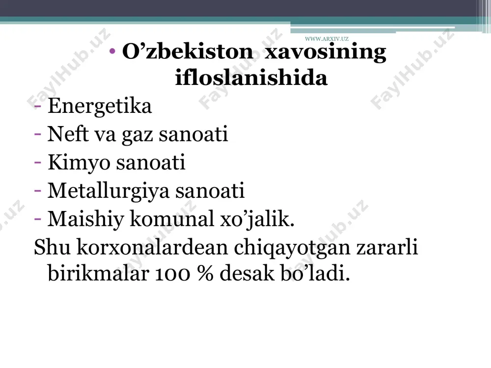o’zbekistonning tabiiy boylikklari va ularni muhofaza qilish - Page 5