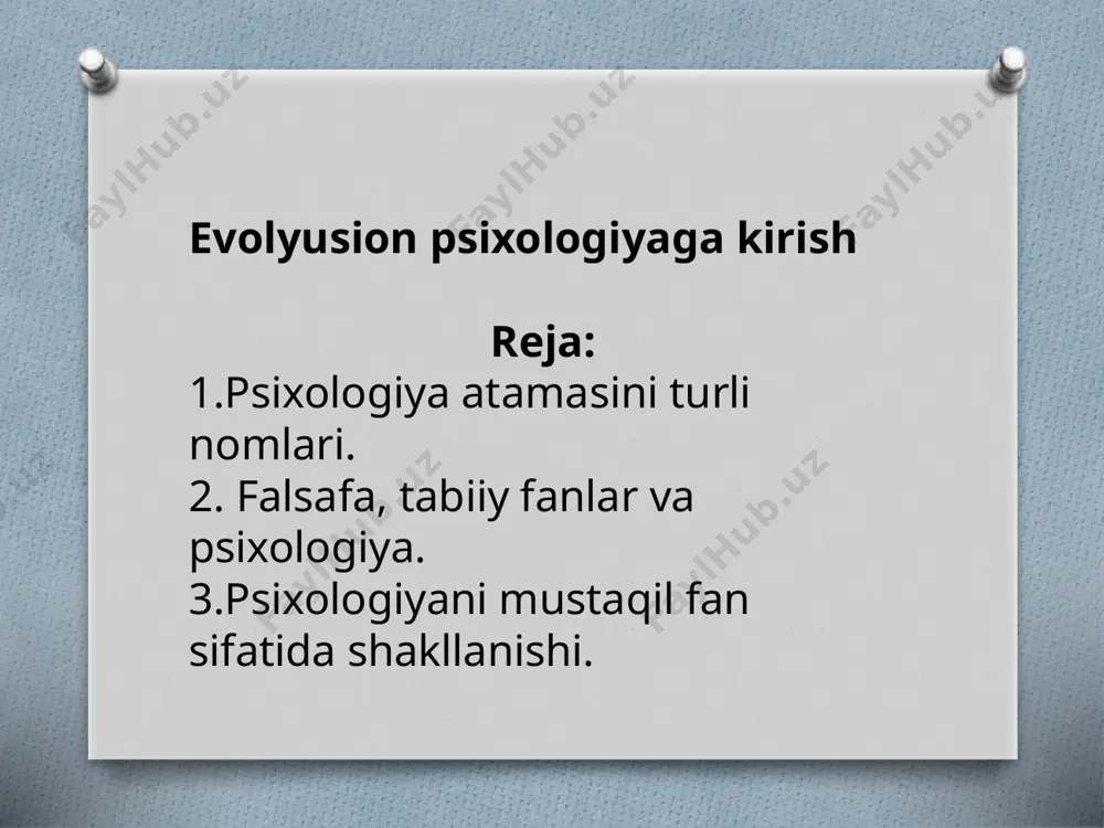 k shubhalnuvchanlik apatiya tushkunlik va boshqalar sezgi idrok xotira xayol tafakkur nutq diqqat hissiy-irodaviy psixikaning paydo bo’lishining asosiy shakllari va ularning o’zaro bog’liqligi. bilish jarayonlar shaxs xususiyatlari holatlar iroda hissiyot shaxsning individual psixologik xususiyatlari: temperament, xarakter, qobiliyat. psixikaning paydo bo’lishining asosiy shakllari m.gamezo va domashenkolarning "atlas po psixologii" nomli qo’llanmasida quyidagicha ifodalanadi: shunga muvofiq bir qator olimlar tomonidan psixikaga ta'riflar berilib, uning mazmun mohiyati ochib berilgan. jumladan, professor m.g.davletshin fikricha, psixika deganda - oliy darajadagi materiyaning (miyaning) xususiyati tushunilib, u ob'ektiv borliqni aks ettirilishida namoyon bo’ladi, sub'ekt faoliyatini ma'lum maqsad asosida yo’naltiradi hamda xulq-atvor negizida shakllanadi, professor v.m.karimova fikricha psixika - inson ruhiyatining shunday holatiki, u tashqi olamni (ichki ruhiy olamni) ongli tarzda aks ettirishimizni, ya'ni bilishimiz, anglashimizni ta'minlaydi. psixika bu aks ettirishdir. jonli va jonsiz tabiatda aks ettirishning o’ziga xos usullari mavjud. aks ettirish jarayonini quyidagicha ifodalash mumkin. psixikaning asosiy funktsiyalari aks ettirish hulq va faoliyat nazorati jonsiz materiya …