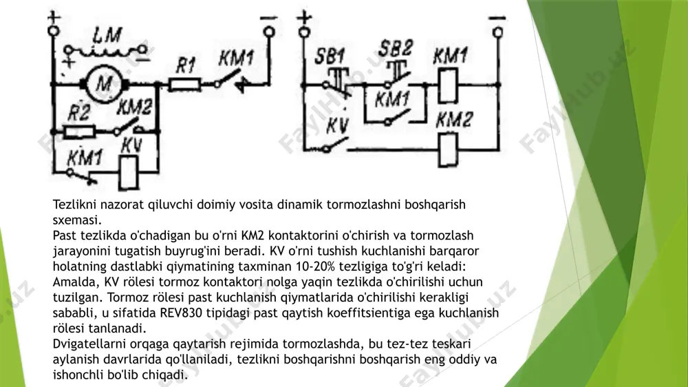 o’zgarmas tok motorlarini tormozlash rejimlarini tahlili - Page 5