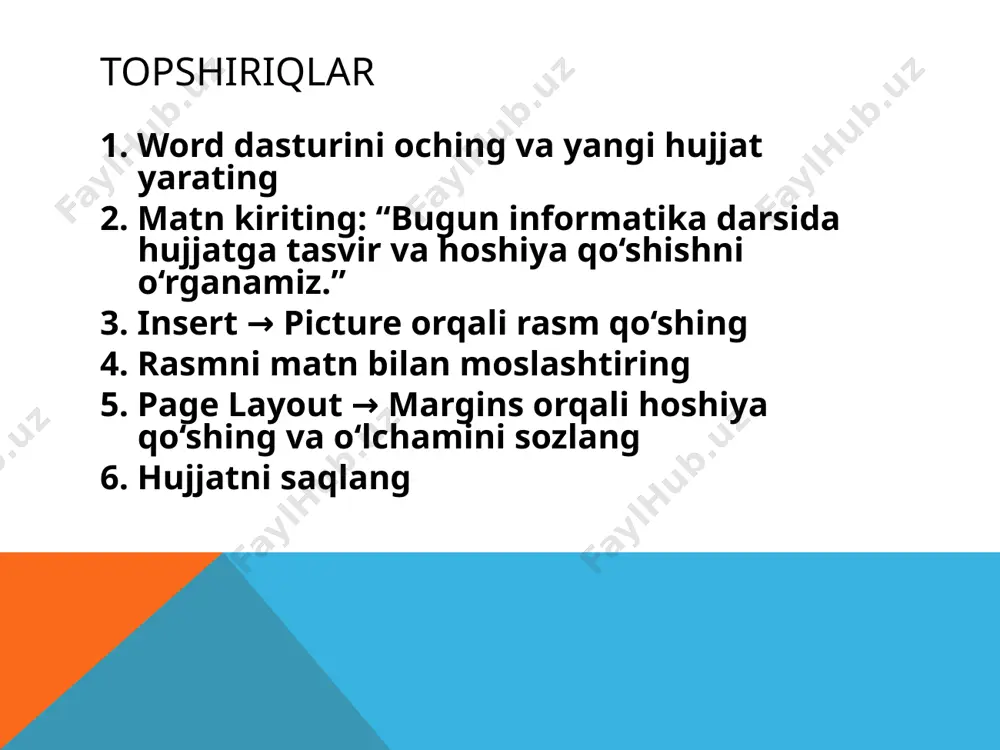 informatika fanining taqdimoti - Page 5