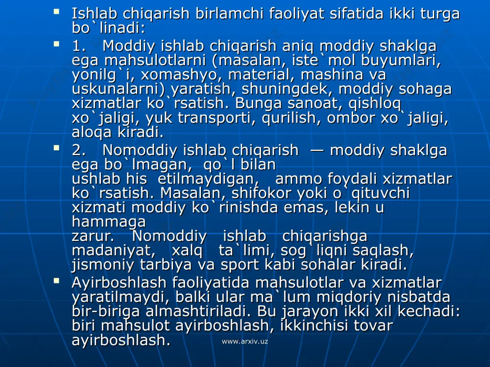 bozor iqtisodiyotining mazmuni va rivojlanishi - Page 5