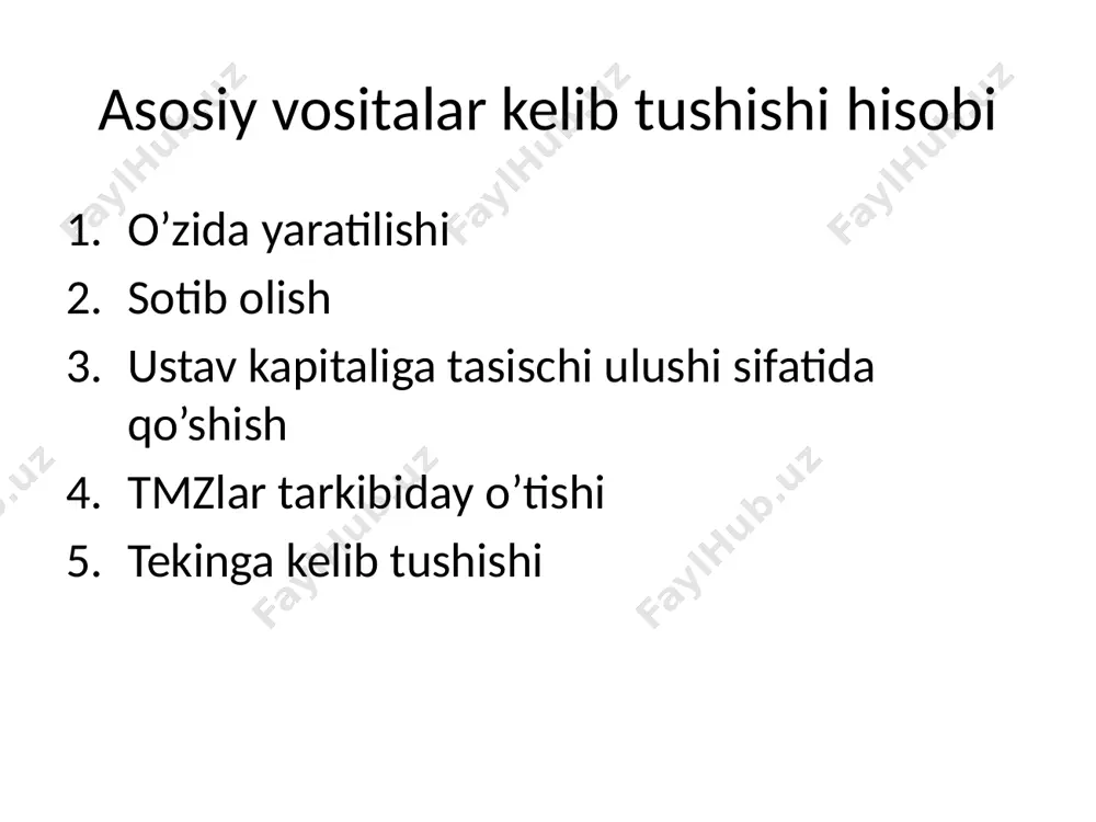 asosiy vositalar va nomoddiy aktivlar hisobi - Page 5