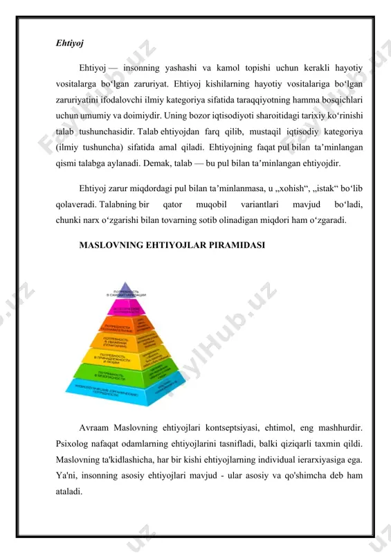 yoj bu insonning umumiy xususiyatini ifoda etadigan ehtiyojlardir. bu aloqa zarurati, zaiflarni himoya qilish zarurati. "boshqalar uchun" eng ko'p kontsentrlangan ehtiyoj altruizmda - boshqaning nomi bilan o'zini qurbon qilish zaruratida namoyon bo'ladi. "o'zgalar uchun" ehtiyoj abadiy xudbinlik tamoyilini engib, amalga oshiriladi. "boshqalar uchun" ehtiyojning misoli y. nagibinning "ivan" qissasining qahramoni. "unga o'zidan ko'ra birovni sinash unga ko'proq zavq bag'ishladi. ehtimol, bu odamlarga bo'lgan muhabbatdir ... ammo minnatdorlik bizni favvoradan chiqarmadi. "o'ziga" bo'lgan ehtiyoj: jamiyatda o'zini o'zi tasdiqlash zaruriyati, o'zini o'zi anglash zaruriyati, o'zini o'zi aniqlash zaruriyati, jamiyatda, jamoada o'z o'rniga ega bo'lish zarurati, jamoada, kuchga bo'lgan ehtiyoj va boshqalar "o'ziga" bo'lgan ehtiyojlar ijtimoiy deb ataladi, chunki ular ehtiyojlar bilan uzviy bog'liqdir ". boshqalar uchun "va faqat ular orqali amalga oshirish mumkin. ko'pgina hollarda, "o'zlari uchun" ehtiyojlar "boshqalar uchun" ehtiyojlarning allegorik ifodasi sifatida namoyon bo'ladi. bu birdamlik va qarama-qarshiliklarning o'zaro bog'liqligi haqida - "o'zlari uchun" kerak va "boshqalar uchun" kerak - …