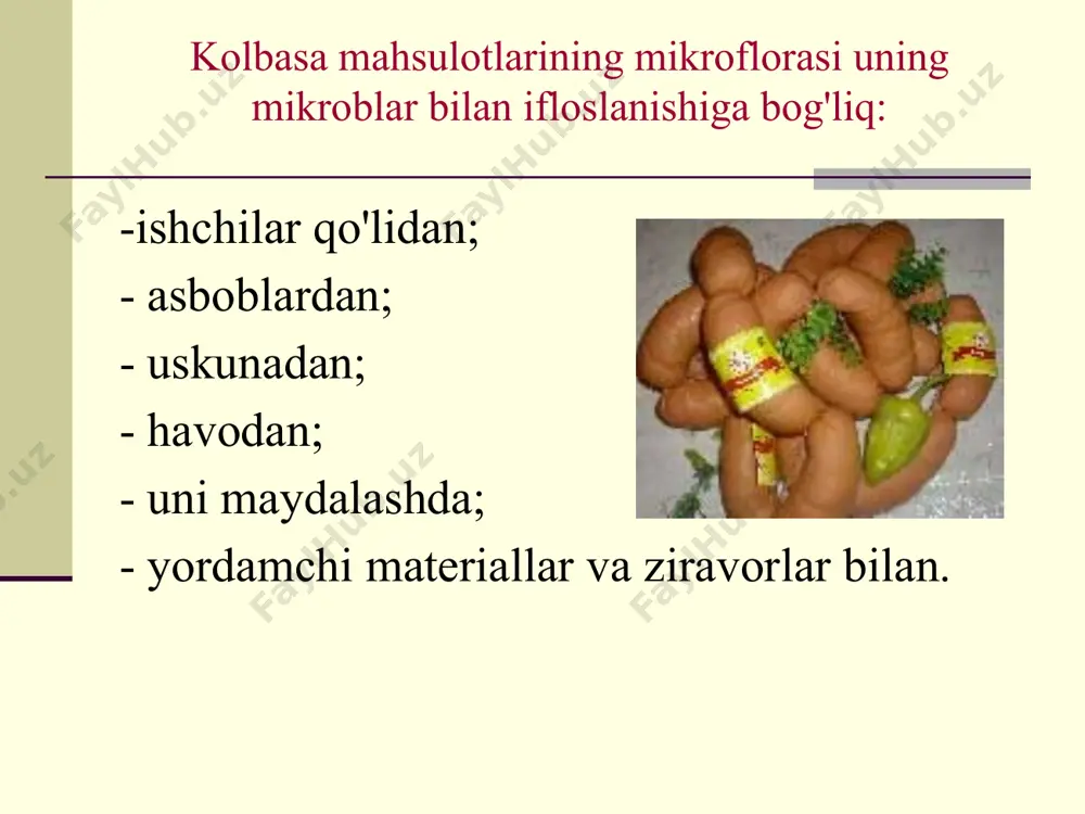 kolbasa mahsulotlari mikrobiologiyasi - Page 5