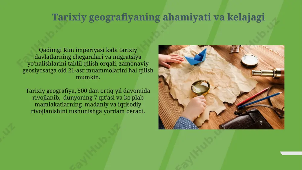 tarixiy geografiyaning shakilanishi va taraqiyoti - Page 5
