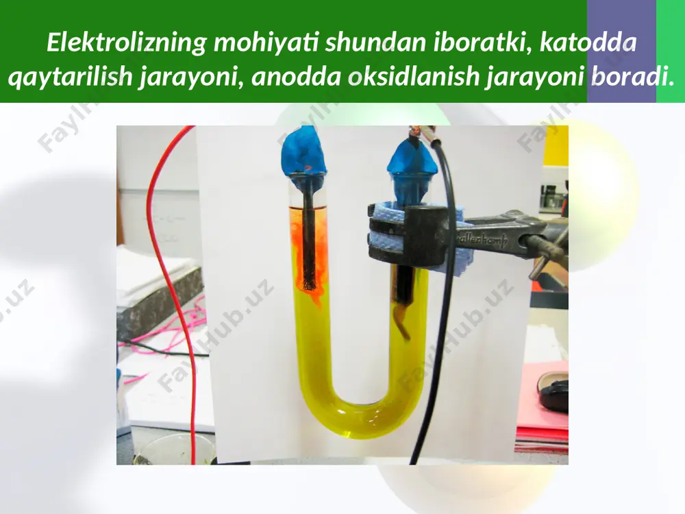 elektroliz va uning amaliy ahamiyati. 9 - sinf - Page 4