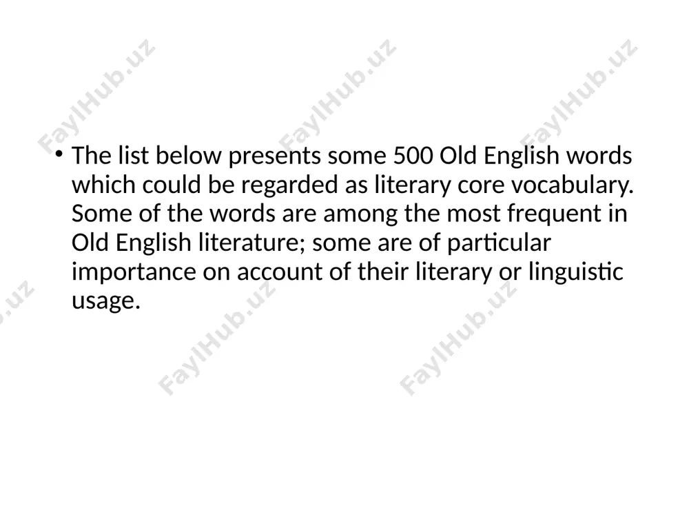 old english core vocabulary - Page 2