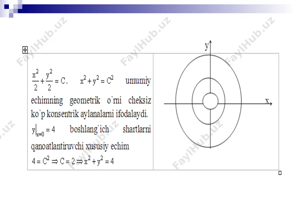 birinchi tаrtibli diffеrеnsiаl tеnglаmаlаr. chiziqli differensial tenglamalar. ajraladigan differensial tenglamalar - Page 5