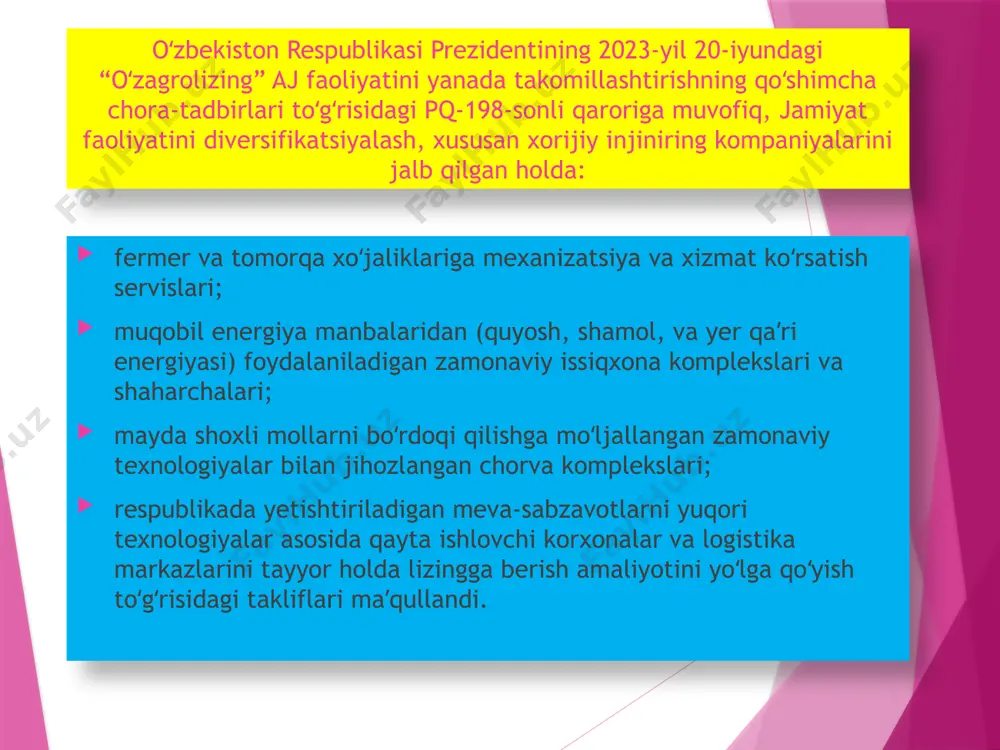 "o‘zagrolizing" aksiyadorlik jamiyati - Page 4